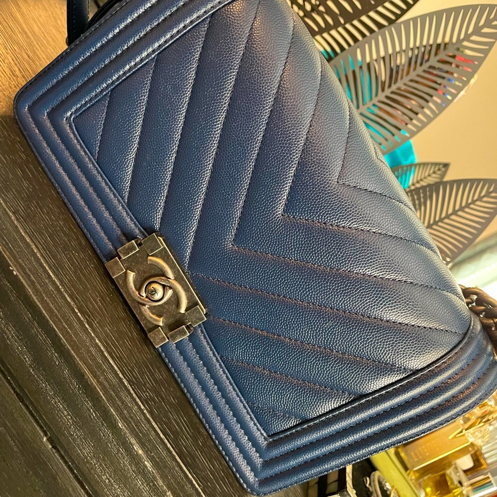 Chanel old medium boy bag